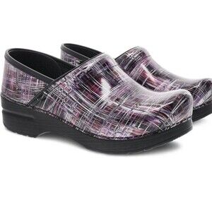Dansko Professional Women's Shoes, Crosshatch Patent, EU 41 NIB Nursing
